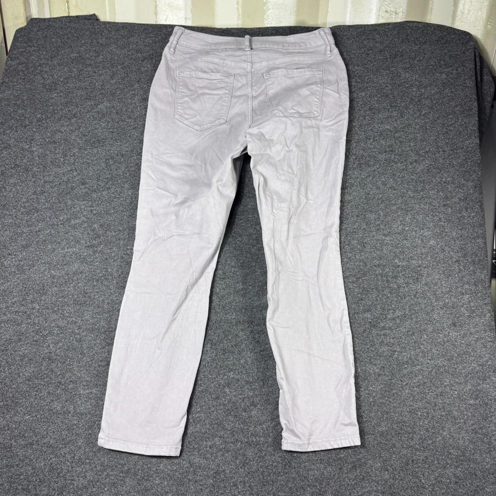 Simply Vera Vera Wang Skinny Ankle Jeans Womens 10 Gray Cotton Stretch Travel